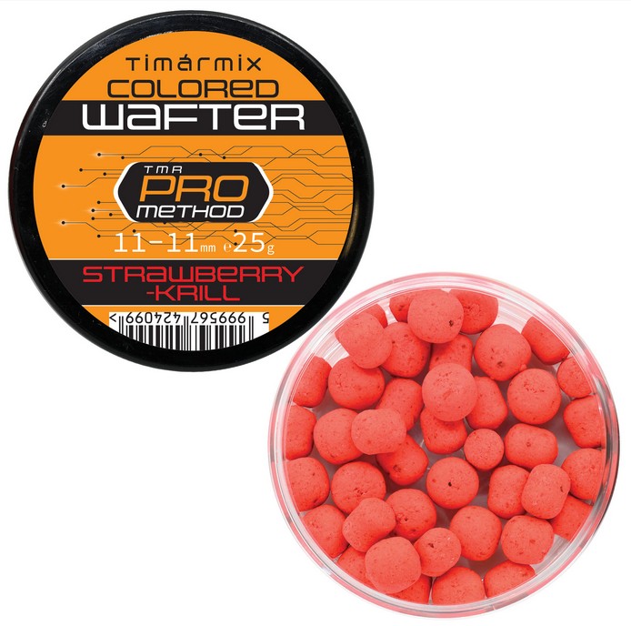 TIMAR WAFTERS PRO FISH COLORED 11MM JAGODA-RAK 25G